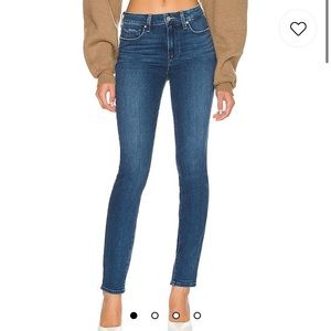 PAIGE Hoxton Ultra Skinny in Aegean Distressed